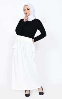 Rok Kargo Emma Skirt In White