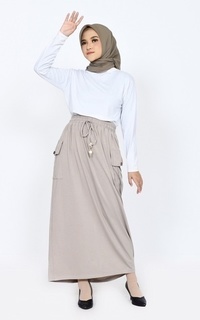 Skirt Kargo Emma Skirt In Milky Brown