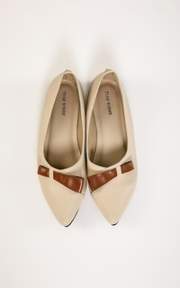 Shoes Vania Flatshoes Pita Cream