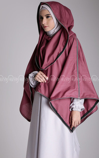 Cape Ertania Ziper Hoodie Burgundy-69242