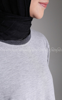 Atasan Aqeela Grey-Dark Grey-69254