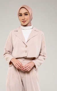 Blazer Moana Blazer - Blazer Wanita - Crop Top Blazer