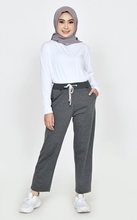 Celana Longpant Sporty Daily Dark Grey