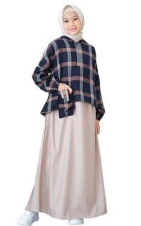 Gamis Gamis Outer Hoodie Anak LGA 840