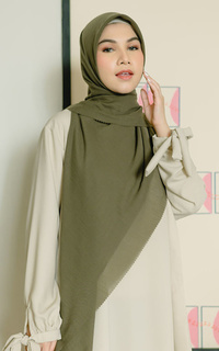 Hijab Polos Mima Syari Lasercut