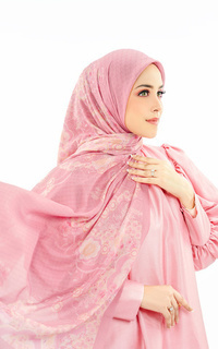 Printed Scarf Chupa Chups Voile Square - Strawberry Cream