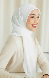 Plain Scarf Kirana Paris Plain Japan Broken White-696466