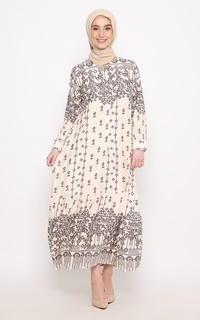 Gamis Bethari Dress - Broken White