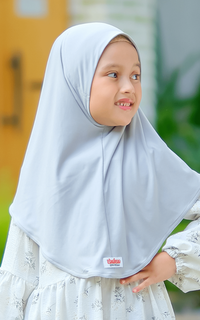 Instant Hijab BERGO MASHA SILVER JUMBO