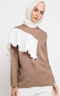 Blouse Hazelnut Indonesia - Danielle Top - Atasan/ Blouse / Top Wanita (DEFECT/ MINOR)