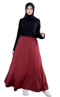 Skirt Lunangoofficial - Rok Kaos Maxi Premium