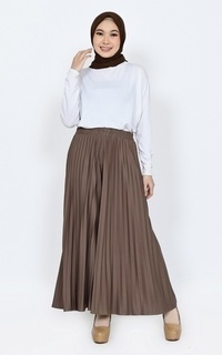 Palazzo Cullote Pleats in Brown