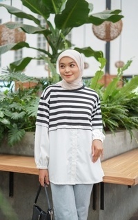 Blus Abame Nion Blouse White L/XL