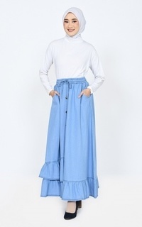 Rok Longskirt Denim Inayah LB