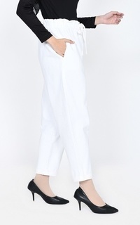 Celana Celana Jeans Baggy Putih White-698273