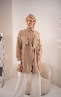 Kemeja Althea Shirt Latte