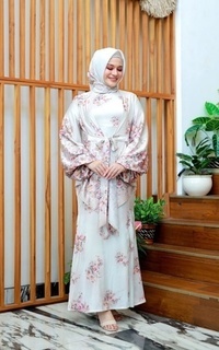 Long Dress Protection Of Roses - Azalea Set Dress Motif