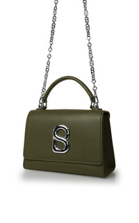 Alva Sling Bag with Top Handle - Army