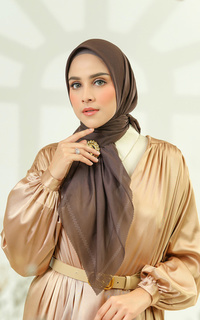 Hijab Motif Today's Scarf - Mahogany