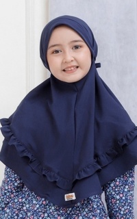 Instant Hijab Bergo Salsa Navy Standar