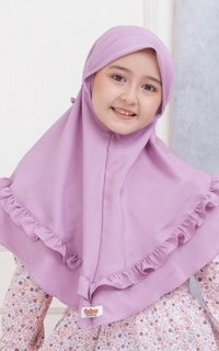 Instant Hijab Bergo Salsa Violet Standar