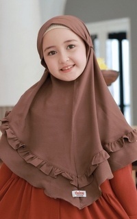 Instant Hijab Bergo Salsa Brown Standar