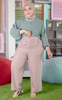 Pants Clara Big Pants Beige M17205 R61S5