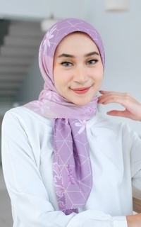 Hijab Motif Azzura Viola