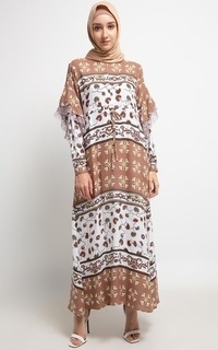 Gamis Magleta Dress - Mocca ZRN