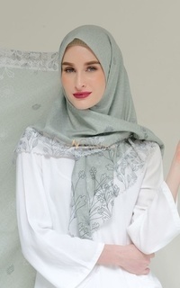 Hijab Motif Nayanika Hijab Motif Saphire Premium Sage