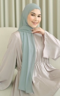 Hijab Polos Bawal Inner Oval