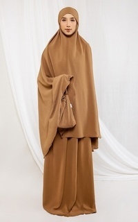 Mukena Mukena Dewasa CEY Crinkle - Syaila Bronze