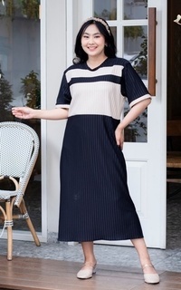 Tunic Yoenik Apparel Jiyoo Knit Midi Dress Oat M18195 R81S2