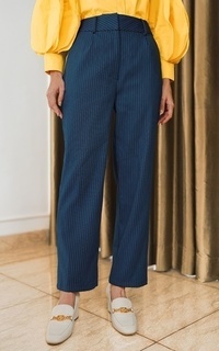 Celana Darline Stripe Pants - Blue