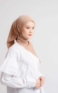 Plain Scarf Nadjani - Raqila Scarf Cinnamon