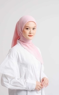 Plain Scarf Nadjani - Raqila Scarf Pink