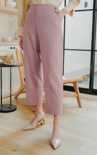 Pants High Waist Pants - Dusty Pink