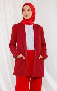 Blazer Suit Red