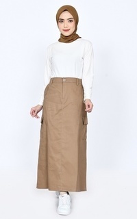 Skirt Rok Kargo Jennie Cappucino