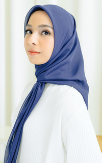 Plain Scarf Kirana Paris Plain Japan Midnight Blue-707004
