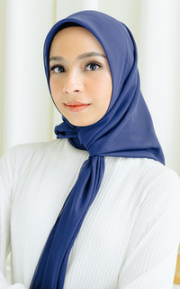 Plain Scarf Kirana Paris Plain Japan Midnight Blue-707005