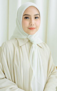 Plain Scarf Kirana Paris Plain Japan Vanilla-707024