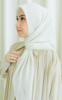 Plain Scarf Kirana Paris Plain Japan Vanilla-707026