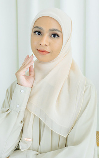 Plain Scarf Kirana Paris Plain Japan Champagne-707028