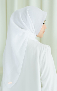 Plain Scarf Kirana Paris Plain Japan White-707092