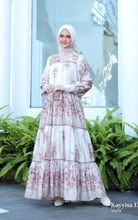 Long Dress Protection Of Roses - Kayyisa Dress Motif