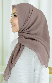 Plain Scarf Kirana Paris Plain Japan Brownie-707325