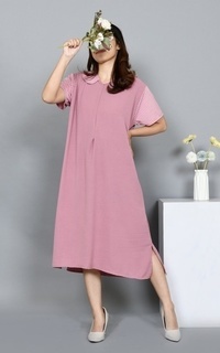 Tunik Yoenik Apparel Wonwu Midi Dress Rose M18326 R56S1