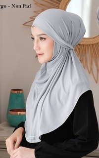 Instant Hijab Arafah Bergo Size S- Nonpad/ Bergo Niqab