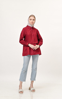 Blouse BRIA - Nushka Shirt - Red